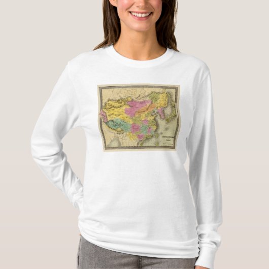 中国のな帝国および日本 Tシャツ (正面)