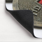 中国のな幸運の硬貨 マウスパッド (コーナー)