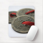 中国のな幸運の硬貨 マウスパッド (マウス)