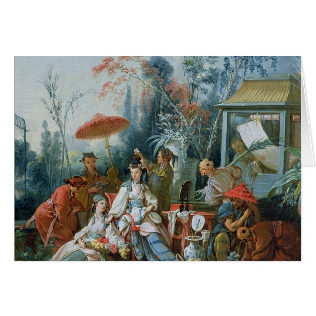 中国のな庭、c.1742 (正面横)