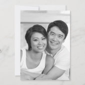 中国のな愛春の花の婚約の招待 招待状 (裏面)