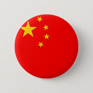中国のな旗ボタン 缶バッジ