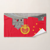 中国のな旗 ハンドタオル (ハンドタオル)
