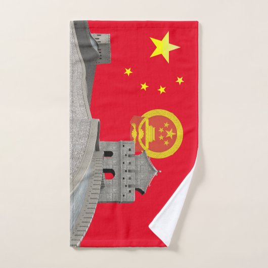 中国のな旗 ハンドタオル (ハンドタオル)
