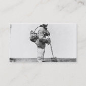 中国のな日雇い労働者、c.1870 (b/wの写真) 名刺 (裏面)