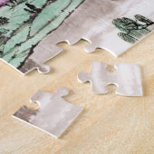 中国のな景色の水彩画のジグソーパズル ジグソーパズル (側面)