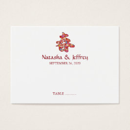 中国のな漢字のロゴの結婚式のカラフルの春の花