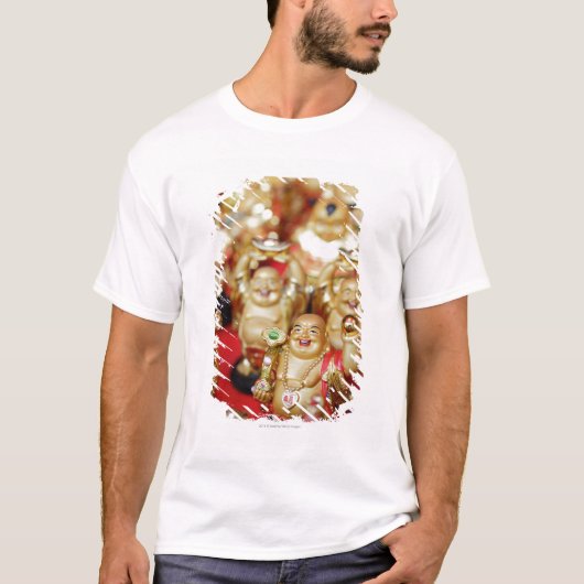 中国のな笑うBuddhas Tシャツ (正面)