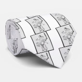 中国のな薬の図表 ネクタイ (ロール)