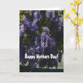 中国のな藤の母の日カード カード (黄色い花)