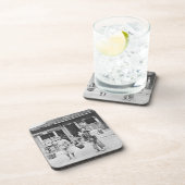 中国のな行商人、c.1870 (b/wの写真) コースター (右側)