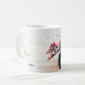 中国のな装飾のマグ#3 コーヒーマグカップ (正面左)