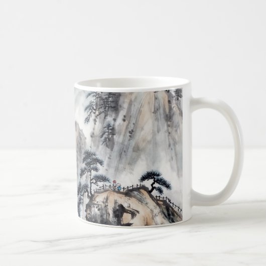 中国のな装飾のマグ#4 コーヒーマグカップ (右)