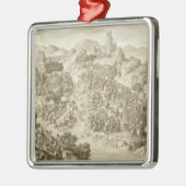 中国のな軍隊とそれ間の最初の戦い メタルオーナメント (左)