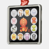 中国のな辰年 メタルオーナメント (左)