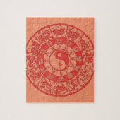 "中国のな(占星術の)十二宮図" ジグソーパズル (縦)