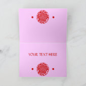 中国のな(占星術の)十二宮図PAPERCUTのヘビの図解入りの、写真付きのなワイシャツ シーズンカード (内部)