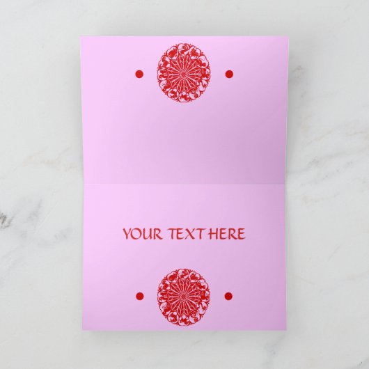 中国のな(占星術の)十二宮図PAPERCUTのヘビの図解入りの、写真付きのなワイシャツ シーズンカード (内部)