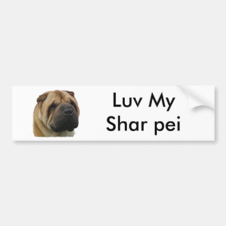 中国のなshar pei バンパーステッカー