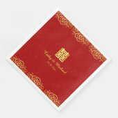 中国のの結婚フローラバラは赤と金ゴールド (コーナー)