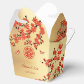 中国のの結婚赤金ゴールド フェイバーボックス (オープン)