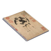 中国のの絵画ラムヤギ月年〔占星術の〕十二宮図SN ノートブック (右側)