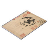 中国のの絵画ラムヤギ月年〔占星術の〕十二宮図SN ノートブック (左側)