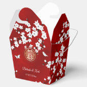 中国のの赤結婚白金ゴールド フェイバーボックス (オープン)