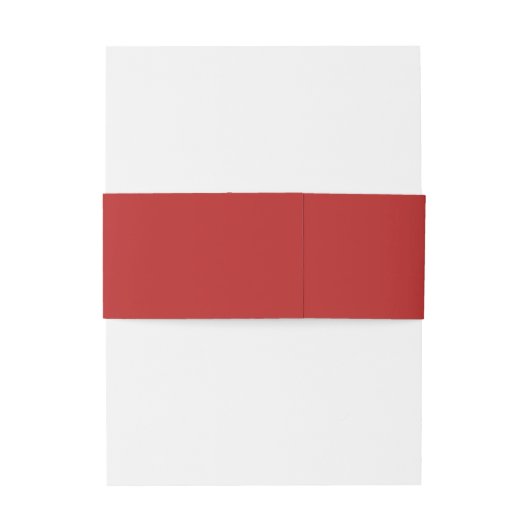 中国のインスパイアエレガント結婚Red 招待状ベリーバンド (裏面例)