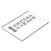 中国のエレガント詩 – お別れについて#001- ノートブック (左側)