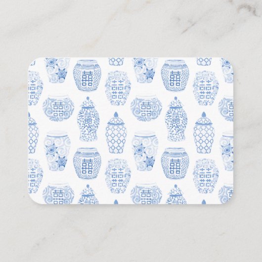 中国のオレンジ色の木が本の赤ちゃんシャワーをもたらす エンクロージャーカード (裏面)