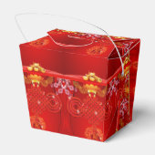 中国のカスタム新年赤結び抜きFB フェイバーボックス (裏面サイド)