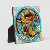 中国のカッコいいカラフル フォトプラーク (正面)