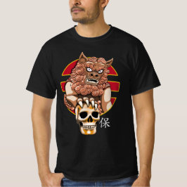 中国のガーディアンライオン – Foo Dog Tシャツ