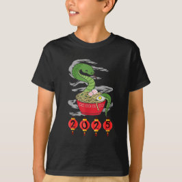 中国のキャラクターの年2025 Tシャツ