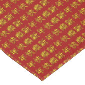 中国のキャラクター新年の中国の文字 テーブルクロス (アングル)