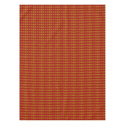 中国のキャラクター新年の中国の文字 テーブルクロス (正面)