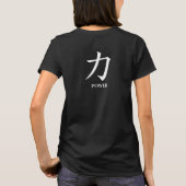 中国のキャラクター電カスタマイズ力色 Tシャツ (裏面)