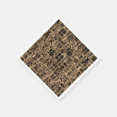 中国のキャラクター- Lucky Symbolsパターン スタンダードカクテルナプキン (角)