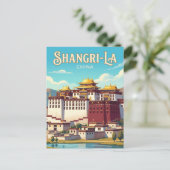 中国のギャンデン・サムツリン寺 ポストカード (スタンド正面)