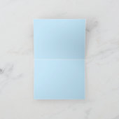 中国のクリスマスカード、雪だるまクリスマスカード 案内状 (内部)