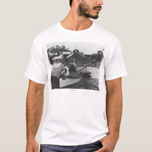 中国のクリッパーを持つGlennマーティン Tシャツ