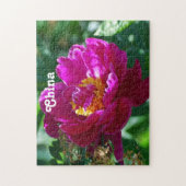 中国のシャクヤク ジグソーパズル (縦)