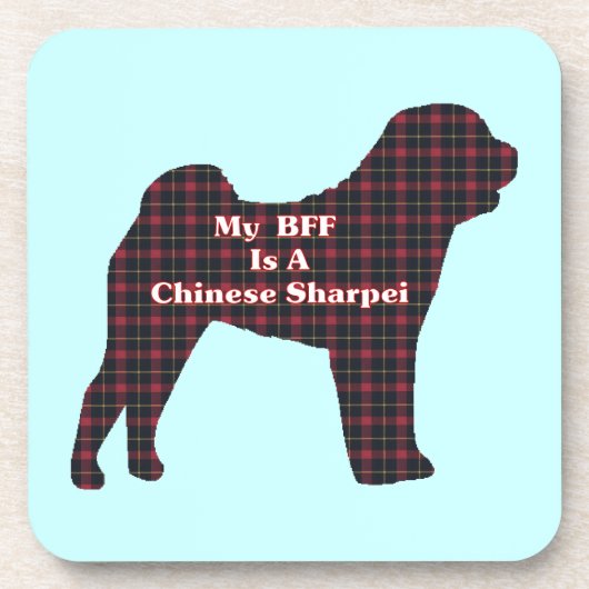 中国のシャーペイBFF コースター (正面)