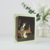 中国のスタイル書箱 ポストカード (スタンド正面)