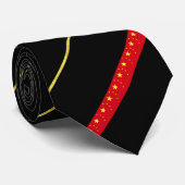 中国のストライプ旗 ネクタイ (ロール)