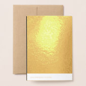 中国のスネーク新年紙カットフォイルGC 箔カード (裏面封筒付き)