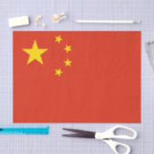 中国のティッシュペーパー、中国国旗のティッシュペーパー 薄葉紙 (クラフト)