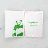 中国のテイクアウトメニューパーソナライズされた誕生日 カード (内部)