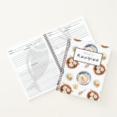 中国のテーマレシピ書 ノートブック (内部)